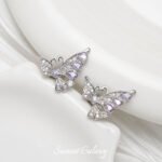 Copper Plated Real Gold Zirconium Butterfly Angel Wings Beads Beads Handmade DIY Bracelet Necklace Beaded Accessories Material - Image 7