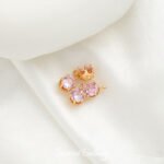 Zircon 18k Gold Round Crown Single Pendant Pendant Loose Beads diy Handmade Beaded Bracelet Necklace Material Accessories - Image 7