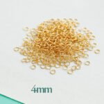 House Abai 30 18k gold plating color retaining open ring bead necklace DIY handmade beaded jewelry accessories - Image 19