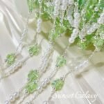 Summer Pearl Transparent Green Butterfly Chain diy Handmade Beaded Tassel Bracelet Necklace Loose Bead Jewelry Accessories Material - Image 5