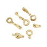 14k18k bag gold color retaining finish connection button handmade diy beaded bracelet necklace jewelry accessories - Image 5