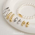 Real Gold Plated High Color Retention Elbow Spacer Beads diy Handmade Beaded Bracelet Necklace Loose Bead Jewelry Jewelry Material Accessories