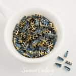 [trapezoid] 18k gold plated cat's eye zircon claw drill handmade diy bracelet necklace beaded clothing material accessories - Image 13