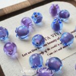 [explosive paste] lamp glass clear fruit beads handmade diy beaded bracelet jewelry material accessories - Image 3