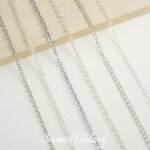 18k gold strong color retention round chain ponytail chain O-shaped chain tail chain handmade diy material bracelet necklace loose chain accessories - Image 5