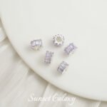 copper plated real gold color retaining zircon wheel zircon diamond beads diy handmade bracelet necklace beaded material beads accessories - Image 13