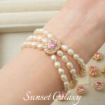 18K Gold-Filled High-Precision Powder Zirconium Porous Spacer Beads Handmade DIY Beaded Crystal Bracelet Bracelet Jewelry Accessories Material - Image 5