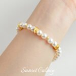 18k Gold Plated Snail Line Round Beads Multi-use Accessories Handmade DIY Bracelet Necklace Jewelry Beaded Material - Image 5