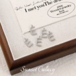 Twist plating real gold 26 English letter pendant handmade diy string bracelet earrings necklace accessories - Image 36