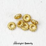 New Year's Sand Gold Zircon Diamond Pearl Spacer Beaded Beaded Handmade DIY Beaded Bracelet Necklace Accessories - Image 7