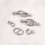 18k Electroplated Real Gold Finishing Connection Pig Nose Buckle Head Handmade diy Beaded Bracelet Necklace Jewelry Accessories - Image 7