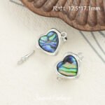 18k gold copper plated love gold abalone shell closing buckle handmade beaded diy material bracelet necklace accessories - Image 9