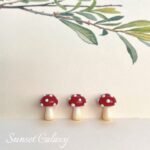 Murano light handmade glass cute small mushroom beads diy beaded necklace bracelet jewelry accessories materials - Image 13