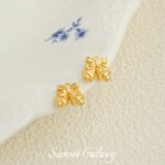 18K Christmas Series Gingerbread Man Socks with Zirconium Pendant Handmade DIY Beaded Material Earrings Accessories Bracelet Accessories - Image 18