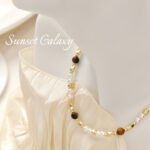 18k gold color retaining hexagonal lantern beads twisted tube beads loose beads handmade DIY string bracelet necklace jewelry accessories - Image 2