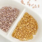 3mm gold plated color square zirconium gold bottom anti-gripper drill beads diy handmade beaded material bracelet jewelry accessories - Image 3