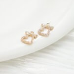 Real Gold Plated Zirconium Christmas Stockings Pendant Beads Handmade DIY Bracelet Necklace Pearl Earrings Jewelry Accessories Material - Image 5