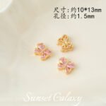 18K Gold-Filled High-Precision Powder Zirconium Porous Spacer Beads Handmade DIY Beaded Crystal Bracelet Bracelet Jewelry Accessories Material - Image 22