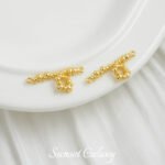 18k Gold Plated Twist Bead Connecting Bar Handmade DIY Material Bracelet Necklace Beaded Connecting Buckle Jewelry Accessories - Image 6