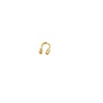 Color retaining 14K18k gold finish U-shaped horseshoe buckle thread protector handmade DIY beaded bracelet necklace accessories - Image 5