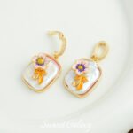 Oil Painting Style Pendant Universal Buckle Drop Oil Painting Pendant Handmade Beaded DIY Material Bracelet Necklace Accessories - Image 30