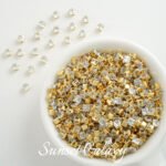 [3mm] 18k gold plated square zircon rhinestone claw drill handmade diy material beaded bracelet necklace accessories - Image 20