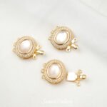 Color-preserving 18K gold oval inlaid beetle zircon pin buckle closing buckle diy jewelry bracelet necklace connection buckle accessories - Image 5