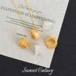 18K Gold-Plated Color-Preserving Micro-Paved Zircon Wheel Beads Spacer Beads Handmade DIY Beaded Bracelet Necklace Jewelry Accessories Material - Image 2