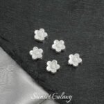 18k gold color five-petal flower four-leaf clover accessories handmade diy beaded material bracelet necklace earring accessories - Image 12