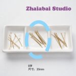 18k gold color retaining positioning bead lobster clasp extension chain opening ring DIY handmade bracelet necklace finishing accessories - Image 13