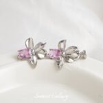 Real Gold-plated Powder Zirconium Four-leaf Flower Pearl Round Coil Connecting Buckle Handmade DIY Bracelet Necklace Beaded Accessories Material - Image 7