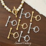 18k color retention national style Ruyi OT buckle baby elephant nose hook handmade beaded diy material bracelet necklace jewelry accessories