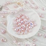 Highly Bright Color Alien Butterfly Baroque Imitation Pearl Round Beads Handmade DIY Beaded Loose Bead Material Bracelet Accessories - Image 3