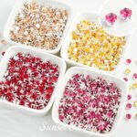 Card 5 Round Zirconium Silver Bottom Claw Diamond Zircon Claw Diamond Silver Beaded Handmade DIY Material Bracelet Necklace Accessories