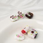 Lantern Glazed Flower Biscuit Square Handmade Firing Beads DIY Handmade Bracelet Necklace Beaded Accessories Material - Image 4