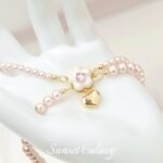 Color preserving 18K gold sweet oil drop flower insert buckle connection buckle diy bracelet necklace accessories material beaded accessories - Image 2