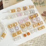 18K Copper Plated Real Gold High Color Retention Zircon Wheel Zirconium Diamond Spacer Beads Handmade DIY Bracelet Necklace Jewelry Accessories Material - Image 2