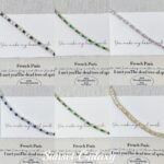 Rectangular zircon anti-clip claw drill handmade diy material beaded bracelet jewelry accessories 18k gold-plated rhinestone beads - Image 2