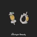 high color retention tulip half hole pearl pendant clasp diy handmade beaded material bracelet necklace accessories - Image 9