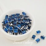 [5*7 rectangle] 18k gold rectangular multi-cut zircon claw drill handmade diy material beaded bracelet accessories - Image 15