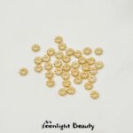 14k18k gold color retaining flower holder snowflake spacer spacer handmade diy beaded bracelet necklace jewelry accessories - Image 6