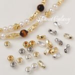 18k gold color retaining hexagonal lantern beads twisted tube beads loose beads handmade DIY string bracelet necklace jewelry accessories - Image 3