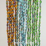 Oval Laser Cut Bean Beads Beads Beads Handmade DIY Bracelet Necklace Earrings Beaded Material Accessories - Image 2