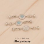 18k Gold Plated Zirconium Songhua Stone Fail Link Buckle DIY Handmade Beaded Material Bracelet Necklace Accessories Jewelry - Image 13