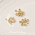 14K18K Electroplated Real Gold Cut Out Hydrangea Spacer Beads Loose Beads Handmade DIY Beaded Bracelet Necklace Jewelry Accessories - Image 10