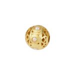 Color retaining sand gold inlaid hollow flower ball rust ball beads beads handmade DIY beaded bracelet jewelry accessories - Image 5