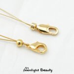 18k gold color retaining finishing spring fishtail lobster clasp head handmade diy beaded bracelet necklace jewelry accessories - Image 4