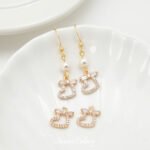 Real Gold Plated Zirconium Christmas Stockings Pendant Beads Handmade DIY Bracelet Necklace Pearl Earrings Jewelry Accessories Material - Image 4