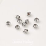 18k gold color retaining hexagonal lantern beads twisted tube beads loose beads handmade DIY string bracelet necklace jewelry accessories - Image 9