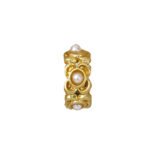 New Year's Sand Gold Zircon Diamond Pearl Spacer Beaded Beaded Handmade DIY Beaded Bracelet Necklace Accessories - Image 5